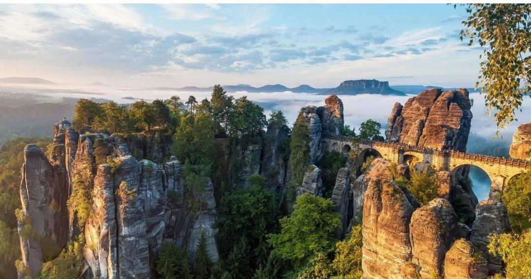 Ferienwohnung Nahe Schloss Kuckuckstein,Infrarotsauna, Hunde Liebstadt Esterno foto