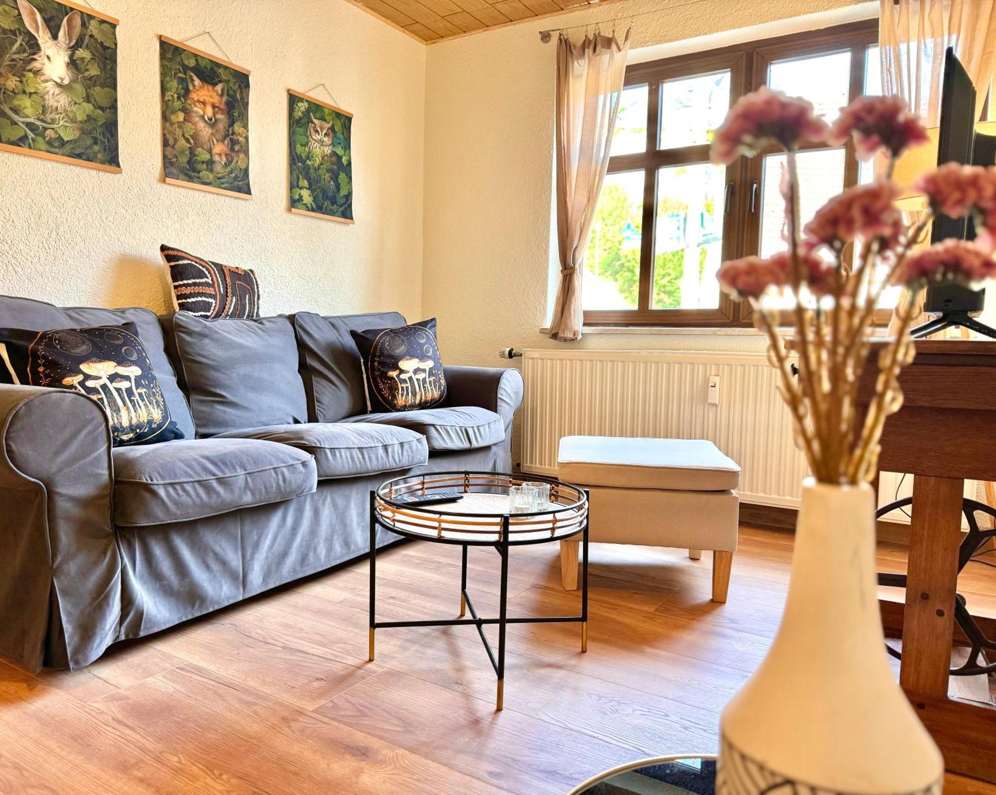 Ferienwohnung Nahe Schloss Kuckuckstein,Infrarotsauna, Hunde Liebstadt Esterno foto