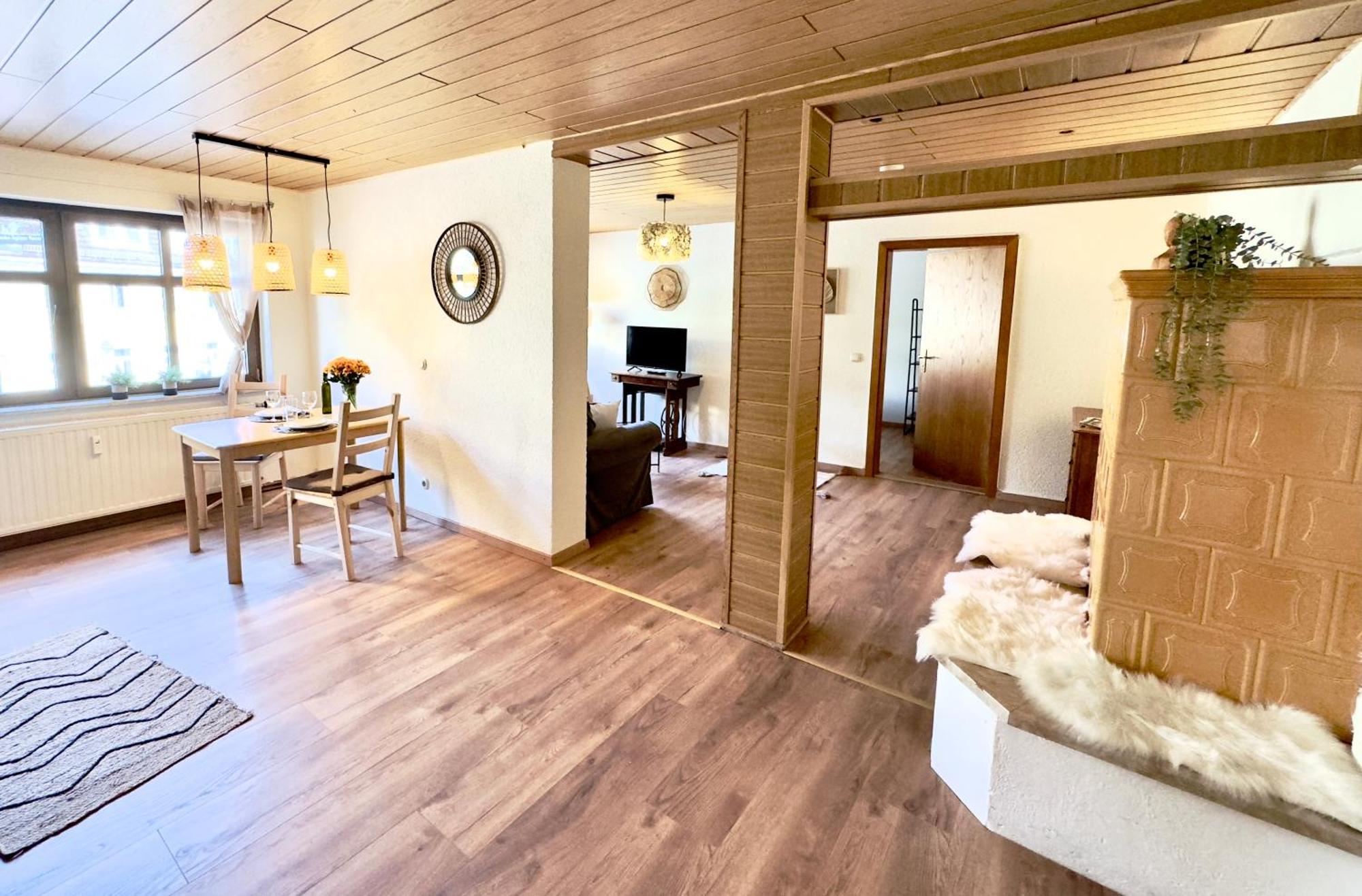 Ferienwohnung Nahe Schloss Kuckuckstein,Infrarotsauna, Hunde Liebstadt Esterno foto