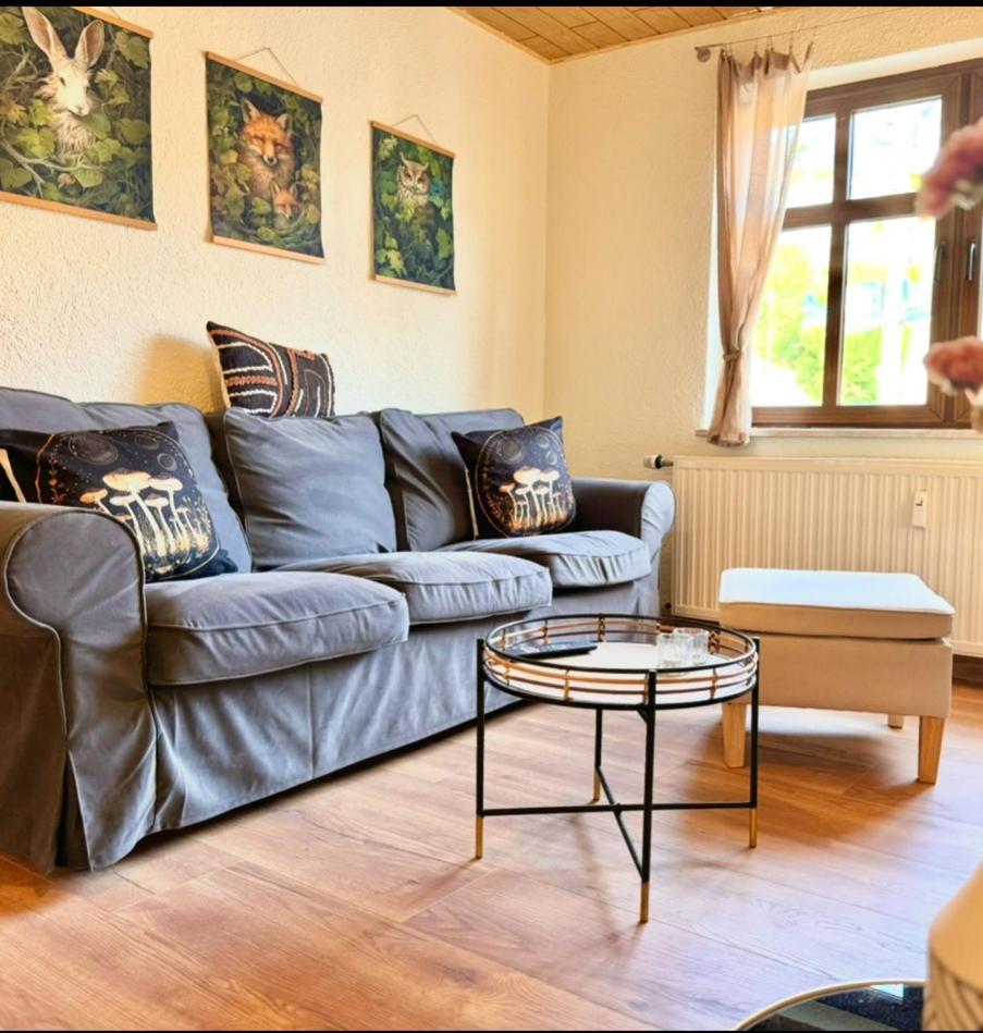 Ferienwohnung Nahe Schloss Kuckuckstein,Infrarotsauna, Hunde Liebstadt Esterno foto